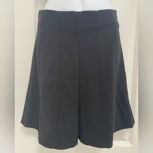 Zara Black High-Waist Flared Women's Shorts